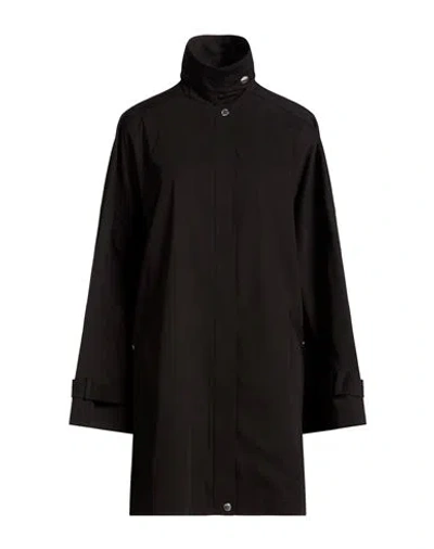 Totême Toteme Woman Overcoat & Trench Coat Black Size 4 Organic Cotton