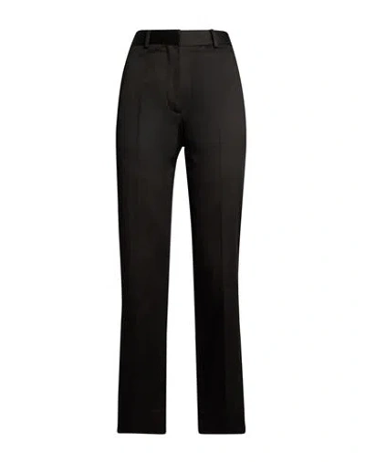 Totême Toteme Woman Pants Black Size 4 Cotton, Linen