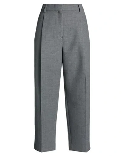 Totême Toteme Woman Pants Grey Size 6 Recycled Polyester, Wool, Elastane In Gray