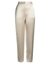 Totême Toteme Woman Pants Ivory Size 8 Viscose In Neutral