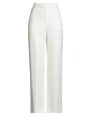 Totême Toteme Woman Pants White Size 4 Viscose, Wool In White
