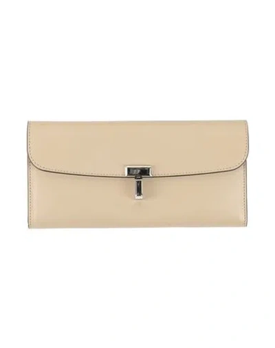 Totême Toteme Woman Wallet Beige Size - Leather