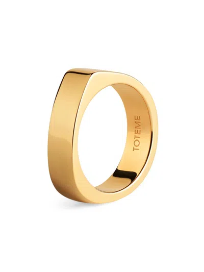 Totême Women's 18kt Gold-plated Signature Ring