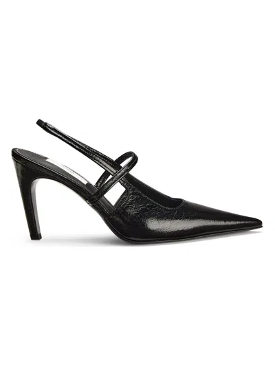 Totême Women's 90mm Leather Slingback Pumps In Black