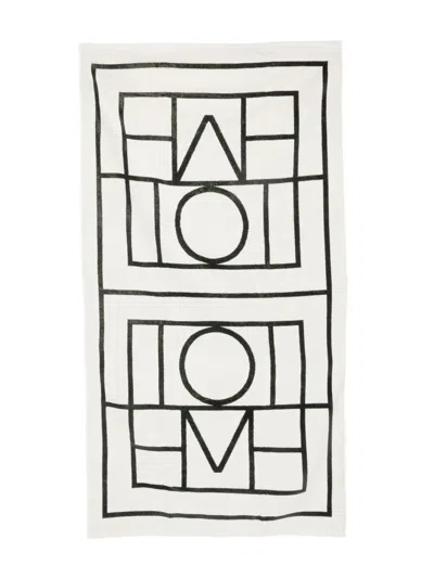 Totême Toteme Women Beach Towel With Jacquard Logo