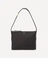 Totême Toteme Women's Bevel Satin Wristlet Bag In Black