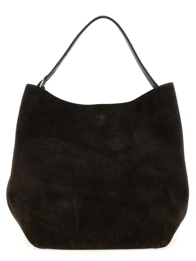 Totême Brown Belted Large Tote