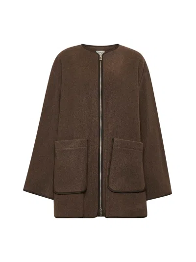 Totême Toteme Women Brown Felt Jacket