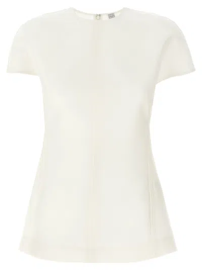 Totême Toteme Women 'cap-sleeve' Top In White