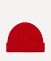 Totême Ribbed Cashmere Beanie In Red