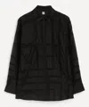 Totême Toteme Shirt With Monogram In Black