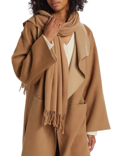 Totême Women's Classic Wool Scarf In Brown
