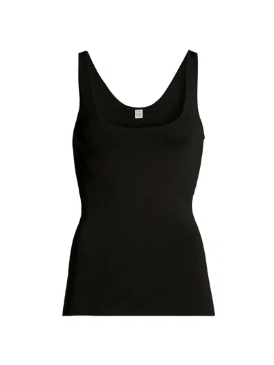 Totême Women's Compact Jersey Tank In Black