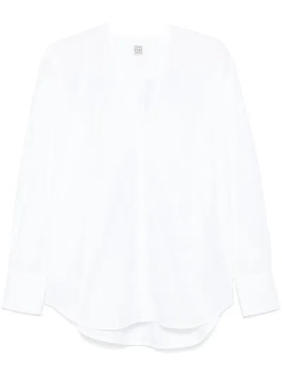 Totême Toteme Women Cotton V-necked Blouse