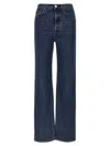 Totême Belt-looped Straight-leg Jeans In Blue