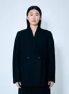 Totême Toteme Women Double-breasted Blazer In Blue
