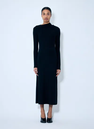 Totême Toteme Women Draped Jersey Dress In Black