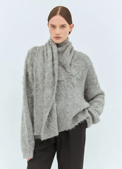 Totême Toteme Women Draped-scarf Sweater