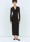 Totême Toteme Women Draped V-neck Maxi Dress
