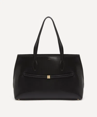 Totême Toteme Women's Embroidered Leather Lounge Tote Bag