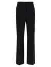 Totême Tailored Wide-leg Trousers In Black