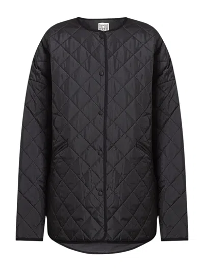 Totême Toteme Women Giacca Trapuntata In Gray