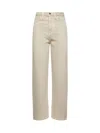 Totême Toteme Women Grey Denim Twisted Seam Jeans In Neutral