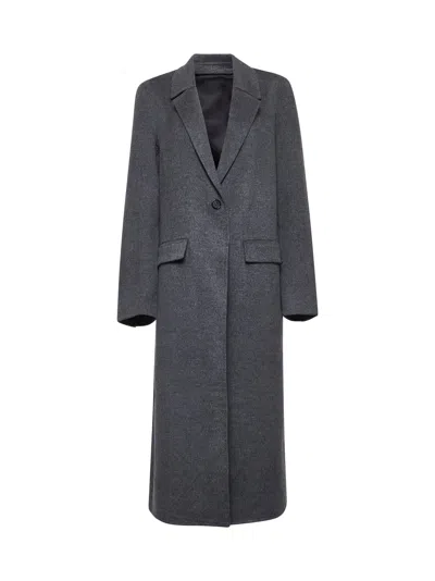 Totême Toteme Women Grey Doublé Wool Classic Coat