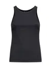 Totême Toteme Women Grey Ribbed Jersey Tank Top