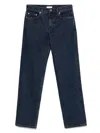 Totême Toteme Women Jeans With Logo Application In Black