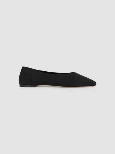 Totême Women's Jersey Ballerina Flats In Black