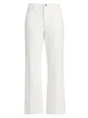 Totême Toteme Kick Flared-leg Denim Jeans In White