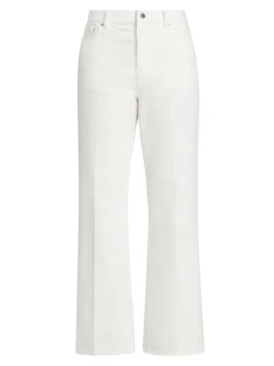 TOTÊME WOMEN'S KICK-FLARE STRAIGHT-LEG JEANS