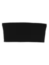 Totême Toteme Women Knitted Bandeau Top In Black