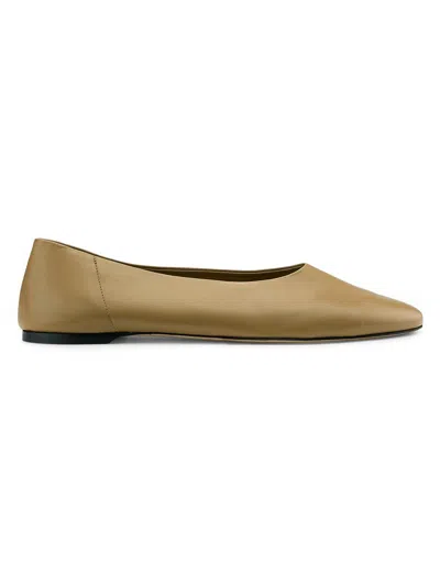 Totême Slip Nappa Ballerinas Desert In Multi