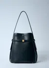 Totême Toteme Women Leather Belted Bucket Bag