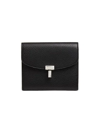 Totême Women's Leather Card Case In Black