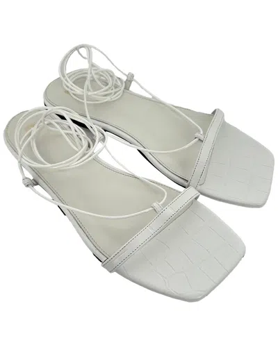 Pre-owned Totême Toteme Women's Leather Lace-up Sandal (authentic Pre-loved)