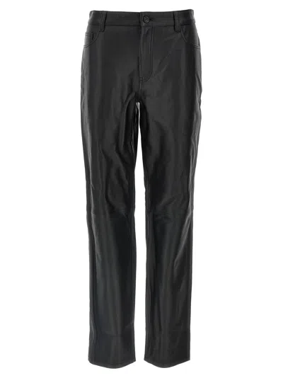 Totême Toteme Women Leather Pants In Black