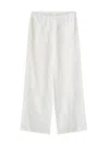 Totême Toteme Monogram Crochet Pants In White