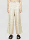 Totême Toteme Women Monogram Pyjama Pants In White