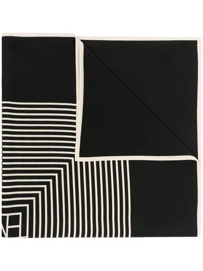 Totême Toteme Women Monogram Silk Scarf