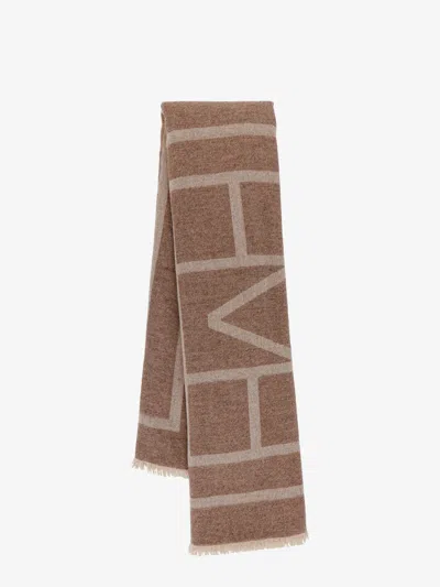 Totême Toteme Women Monogram Virgin Wool And Cashmere Scarf