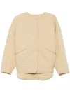 Totême Toteme Quilted Jacket In Neutral