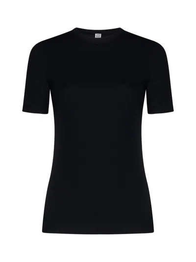 Totême Toteme Women Rib Knit Cotton T-shirt