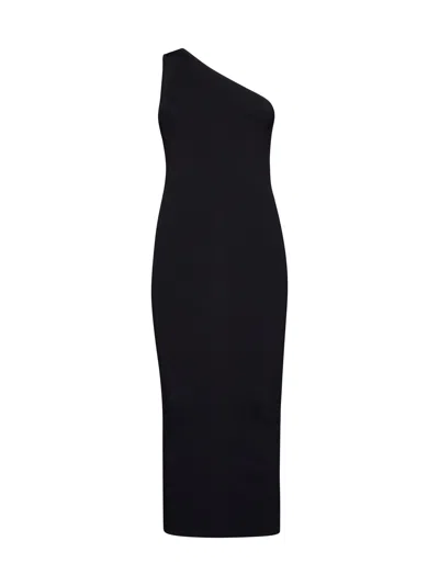 Totême Toteme Women Ribbed One-shoulder Dress In Black - Women