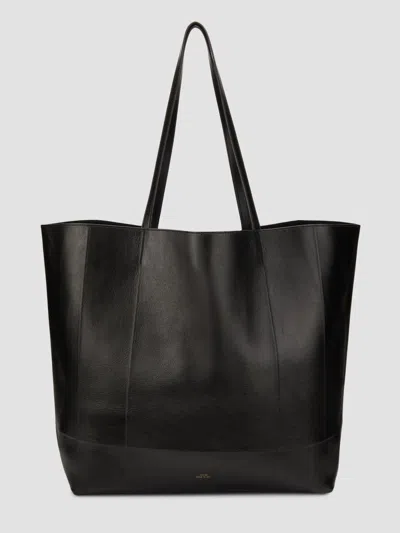 Totême Women's Roam Leather Tote In Black