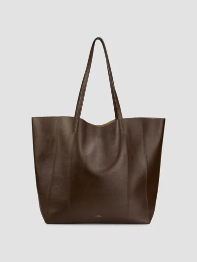 Totême Women's Roam Leather Tote In Brown