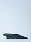 Totême Toteme Women Sharp Lizard-embossed Wedge Mules