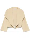 Totême Toteme Women Signature Double Wool Jacket In Gray